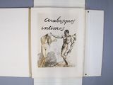 a picture of a book with a drawing of a man and a woman