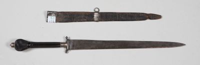 three different types of knives are displayed on a white surface