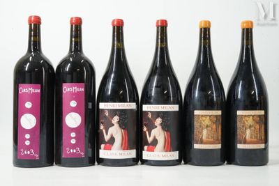 plusieurs bouteilles de vin sont alignées sur une table