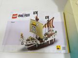 a box with a lego pirate ship inside of it
