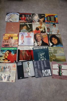 20 vinyles 33 tours Richard Clayderman, Julien Clerc, Pupo, …