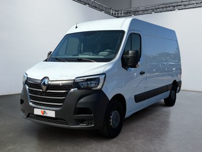 a picture of a white van parked in a garage