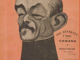 an old french magazine with an image of a man ' s face on the cover
