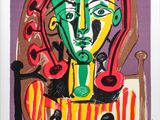 une image représentant un tableau d'une femme au visage vert