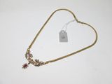 Gros plan sur un collier portant une étiquette
