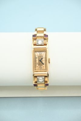 an image of a ladies ' s watch on a napkin