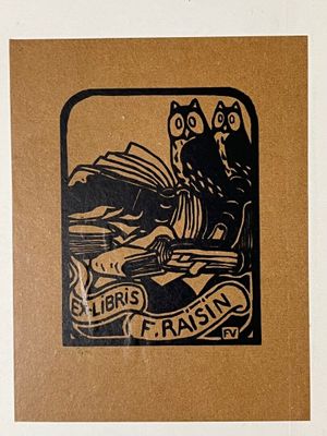 [Ex-libris. Bibliophilie]. [Aude]. JOURDANNE (Gaston). Les b…
