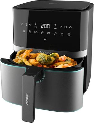 Cecotec Friteuse sans Huile 5,5 L Cecofry Full InoxBlack Pro…