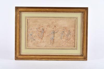 ECOLE de FONTAINBLEAU. Danse des nymphes.