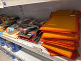 a lot of items on the shelves in the store