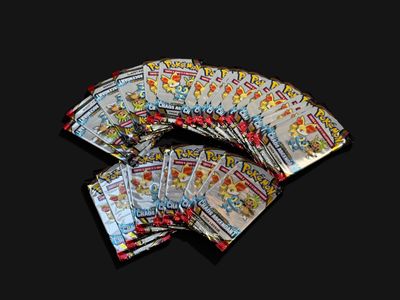 a lot of cards that are sitting on a table