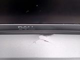 a crack in the keyboard of a laptop computer