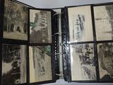 a black and white photo of a book opened to show pictures