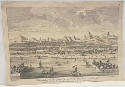 an old drawing of a view of a city with a castle in the background