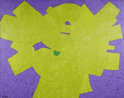 a picture of a picture of a woman made out of construction paper