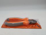 a pair of pliers in a plastic bag on a white surface