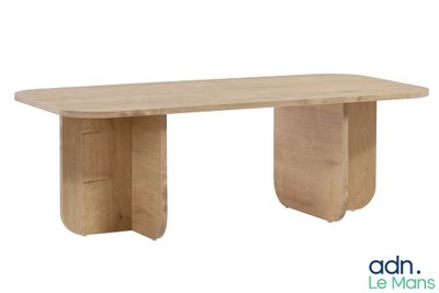 une image d'une table en bois sur fond blanc