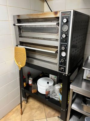 an image of a commercial oven in a commercial kitchen