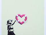 banksy girl with a heart balloon