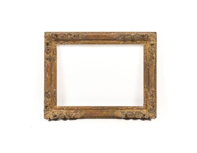 an old picture frame on a white wall with a white background