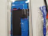 a plastic case with a cell phone inside of it