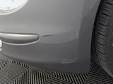 a close up view of a car ' s front bumper