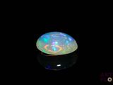 a white fire oplite in a black background