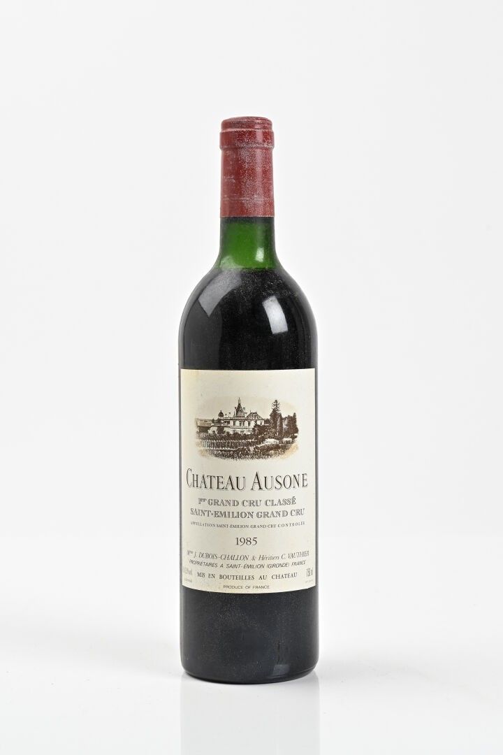 1B CHÂTEAU AUSONE (Caisse Bois individuelle) (T.L.B; e.l.s.) GCC1A Saint-Emilion 1985