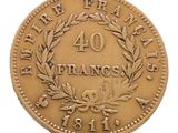 l'image d'une pièce de monnaie sur laquelle figure le chiffre 40