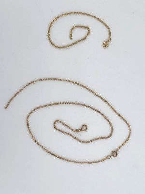 Une chaîne en or jaune 750 °/°°° (18K) et un bracelet en or … - Photo 1