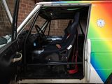 a car that has a seat in the back of it