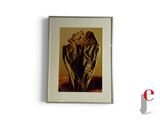 a picture of a picture of a shell on the wall