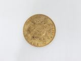 an image of a gold coin on a white surface