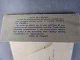 a label on the back of a luggage bag