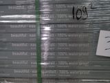 a stack of waterproof plastic sheets with a price tag on it