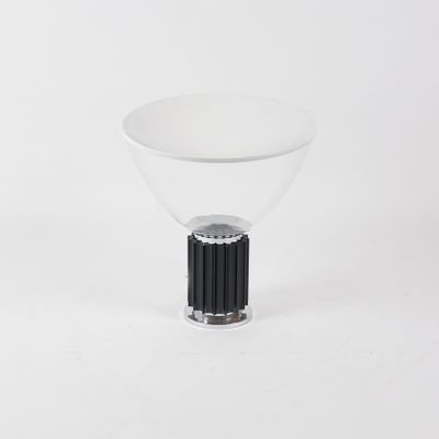 an image of a glass vase with a black base