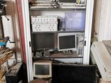a room that has a bunch of electronics in it