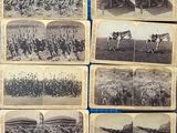 an old photo of a bunch of pictures of people in military uniforms