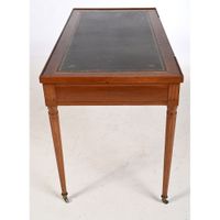 TABLE TRIC TRAC LOUIS XVI en acajou et placage d’acajou à pl… (photo 5)
