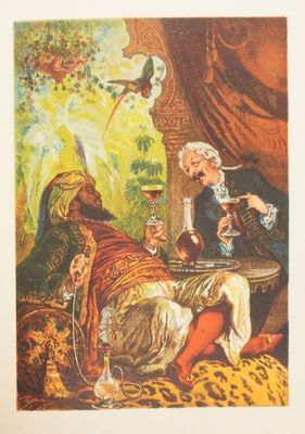 une image représentant un tableau où l'on voit un homme et une femme assis à une table