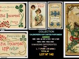 une image représentant un collage de cartes postales françaises anciennes illustrées de fleurs