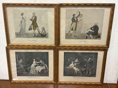 trois photos encadrées représentant des personnes jouant au golf et au tennis