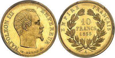 a gold coin with a portrait of a man on it
