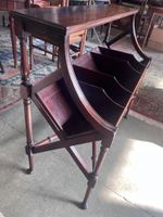 Porte-revues acajou à 5 compartiments style anglais (H 84 / … (photo 3)