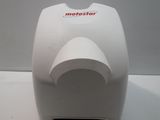 a white toaster that is sitting on a counter