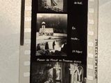 a picture of a black and white photo of a movie strip