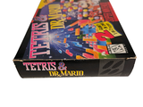 a box of tetris and dr marmo on a white background