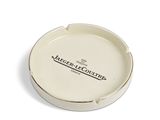 cendrier en porcelaine blanche orné du logo de Jackson & Couture