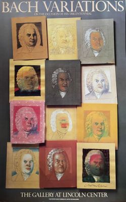 Milton Glaser (1929-2020) - Bach, Variations, The Gallery at…