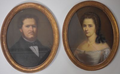 Ecole française du XIXème Portrait d'homme